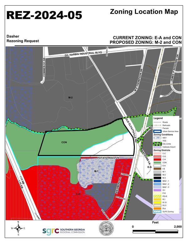 Zoning Location Map