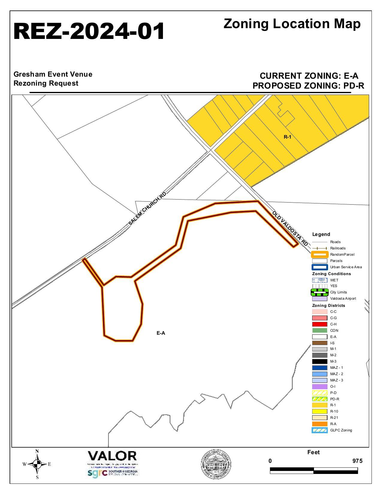 Zoning Location Map