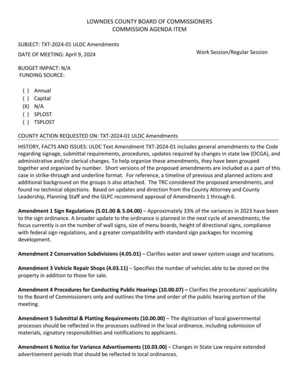 [BUDGET IMPACT: N/A Six amendments.]