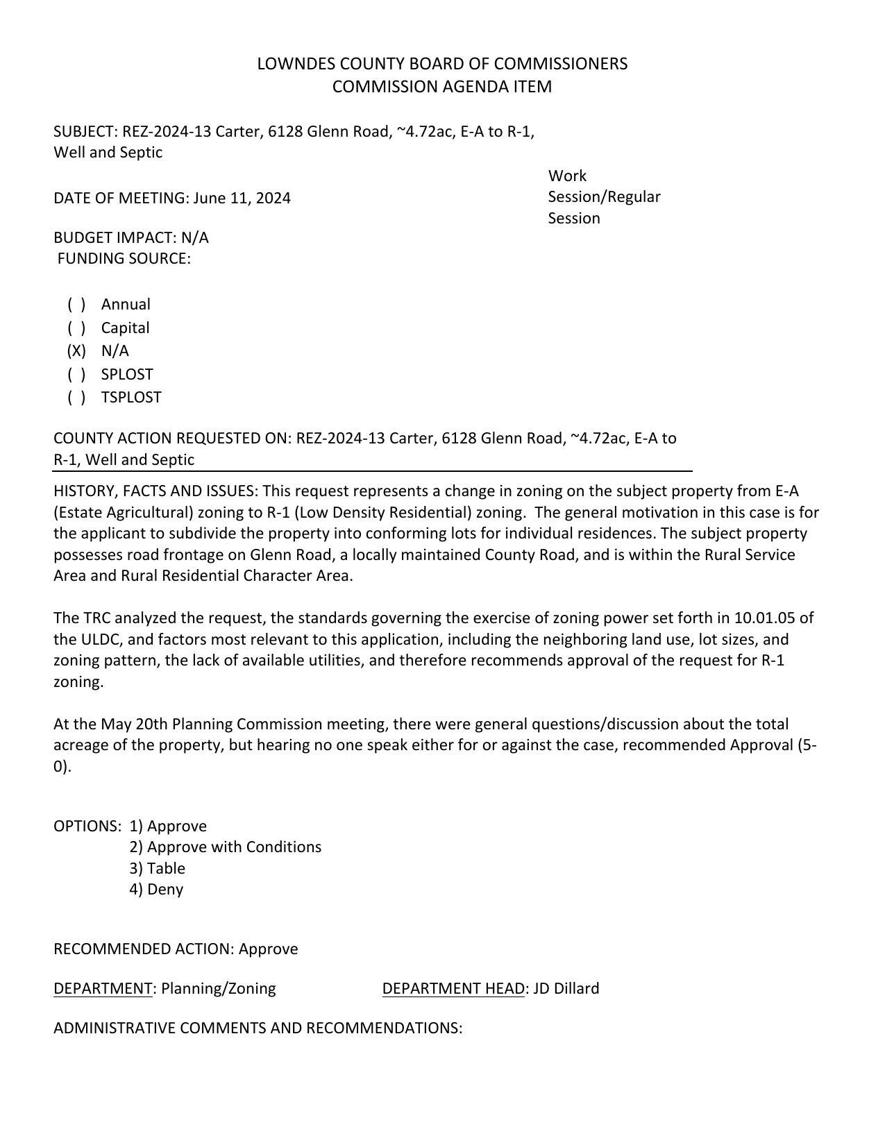 for the applicant to subdivide the property into conforming lots for individual residences.