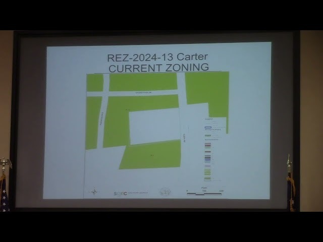 5.a. REZ-2024-13 Carter, 6128 Glenn Road, ~4.72ac, E-A to R-1, Well and Septic