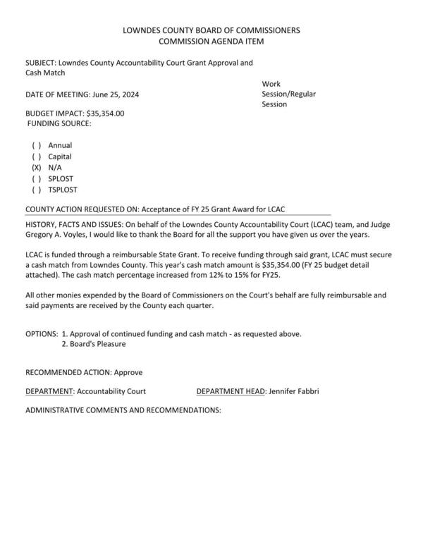 [BUDGET IMPACT: $35,354.00 The cash match percentage increased from 12% to 15% for FY25.]