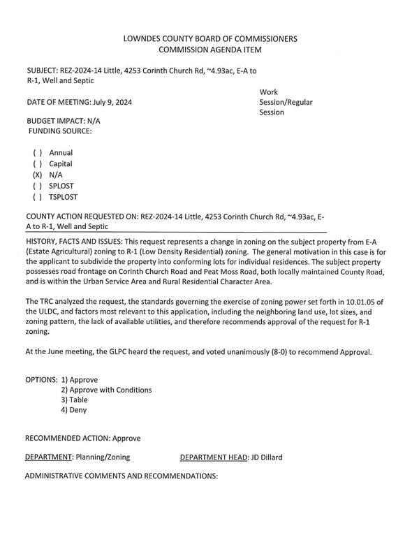 [for the applicant to subdivide the property into conforming lots for individual residences. GLPC recommended 8:0 to recommend approval.]