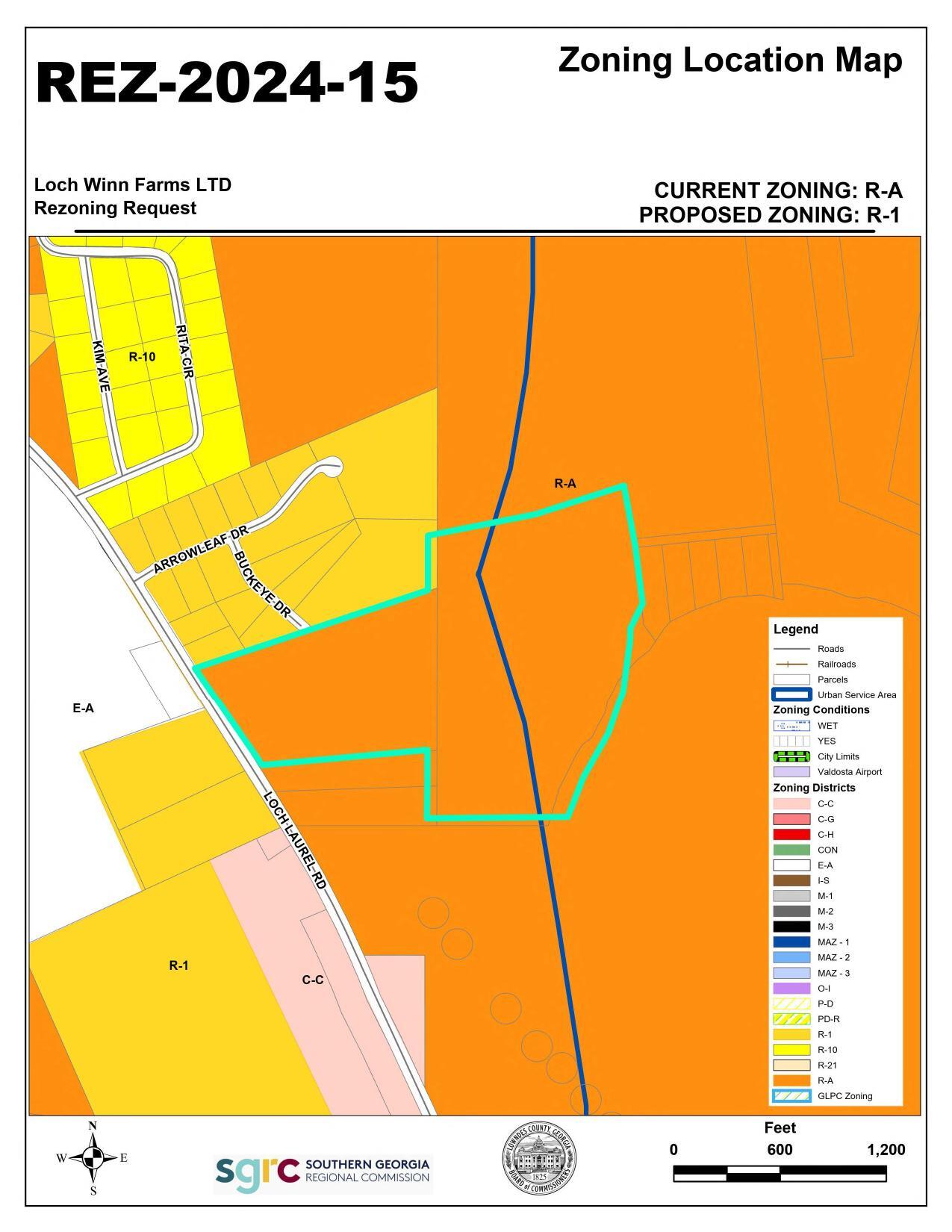 Zoning Location Map