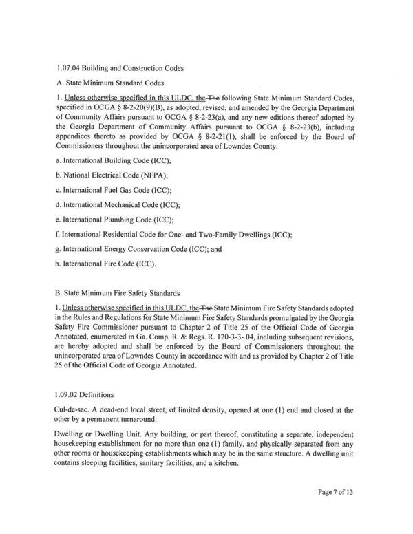 1.07.04 Building and Construction Codes