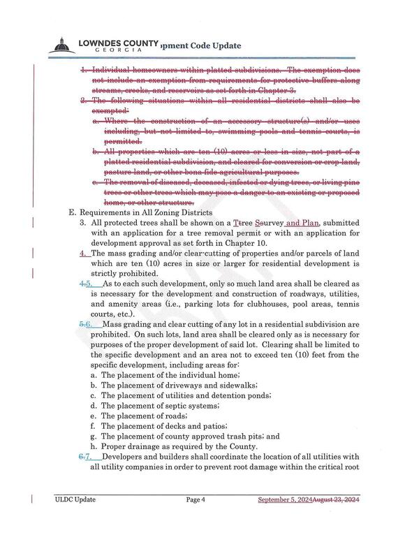 E. Requirements in All Zoning Districts