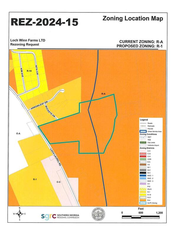 Zoning Location Map