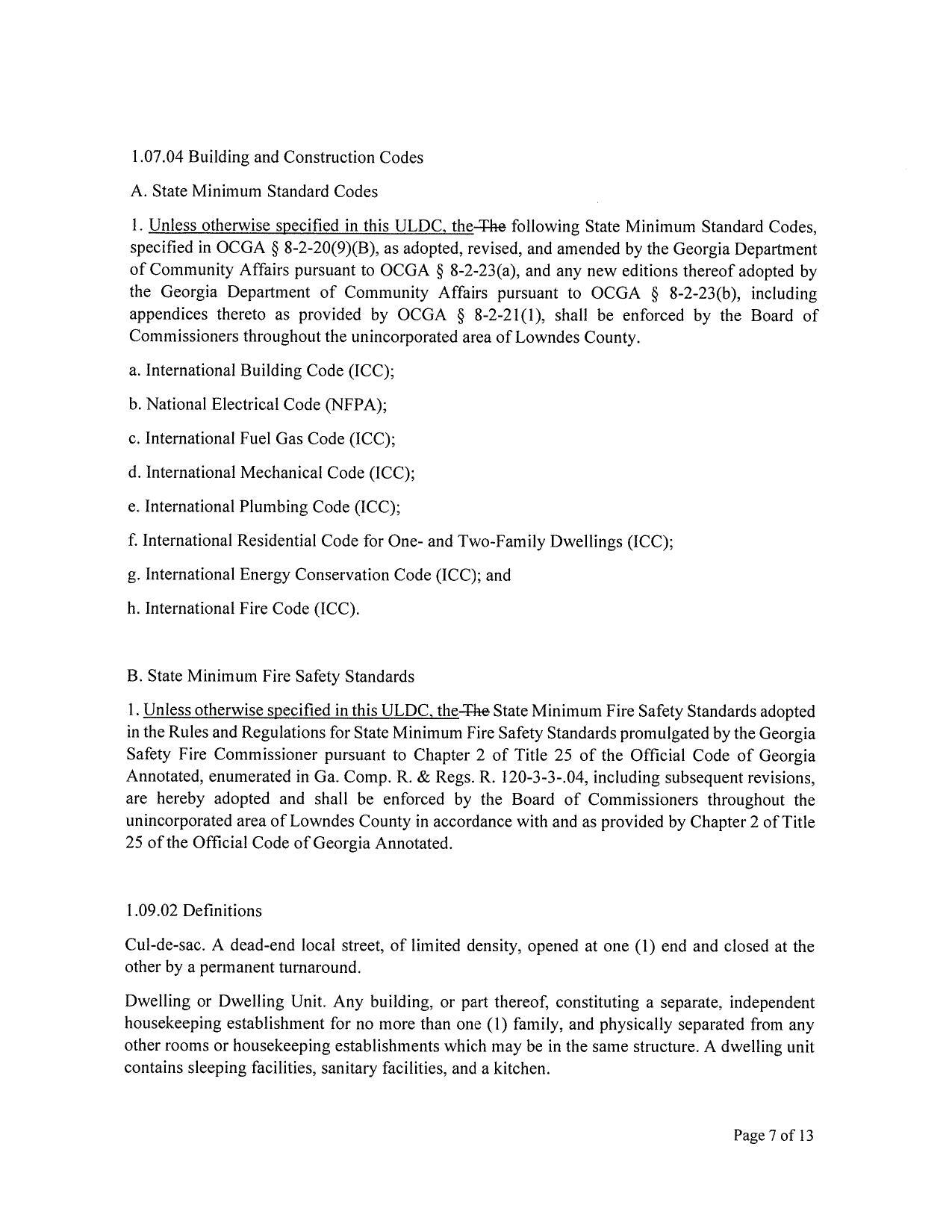 1.07.04 Building and Construction Codes