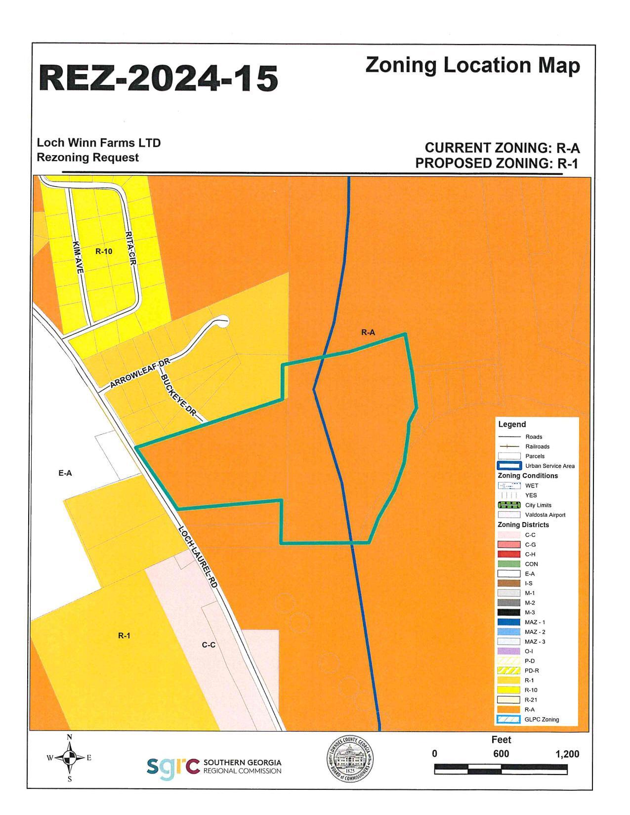 Zoning Location Map