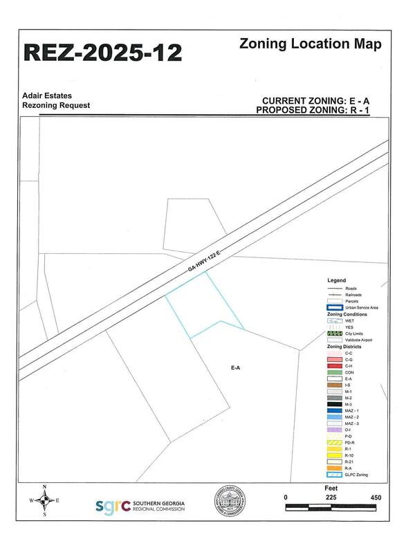 Zoning Location Map