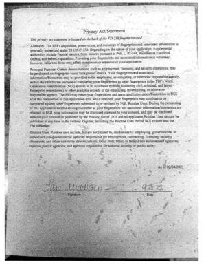 [Privacy Act Statement]