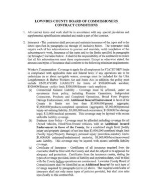 [CONTRACT CONDITIONS]