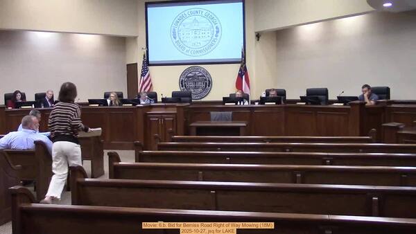 Movie: 6.b. Bid for Bemiss Road Right of Way Mowing (18M), 2025-10-27, jsq for LAKE