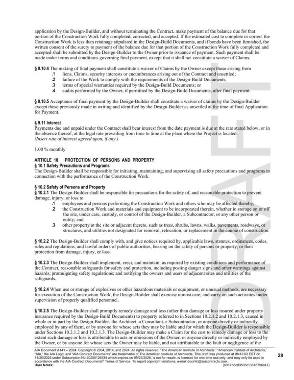 § 10.2.2 The Design-Builder shall comply with, and give notices required by, applicable laws, statutes, ordinances, codes,