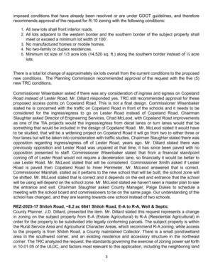 [Commissioner Marshall, stated as it pertains to the new school that will be built, the school zone will]