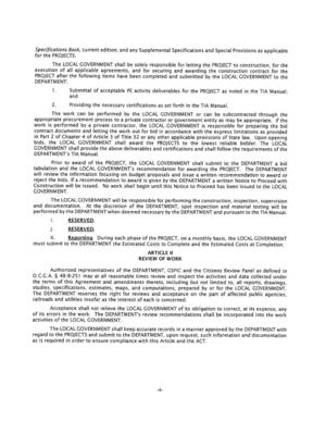 [reject the bids. If a recommendation to award is given by the DEPARTMENT a written Notice to Proceed with]