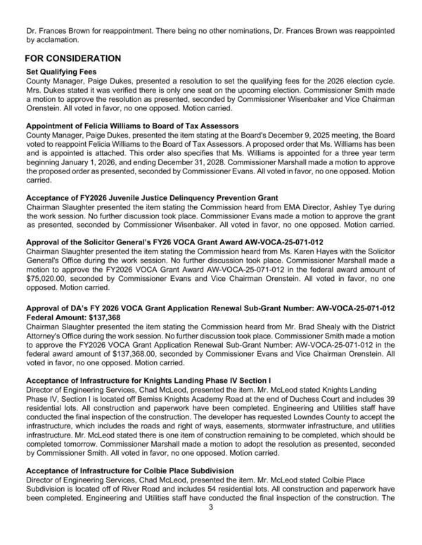 Acceptance of Infrastructure for Knights Landing Phase IV Section |