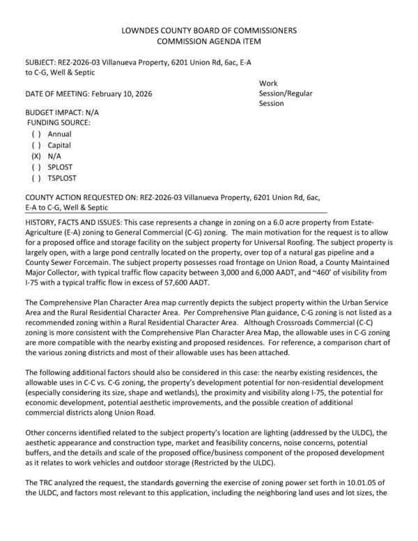 [to allow for a proposed office and storage facility on the subject property for Universal Roofing.]