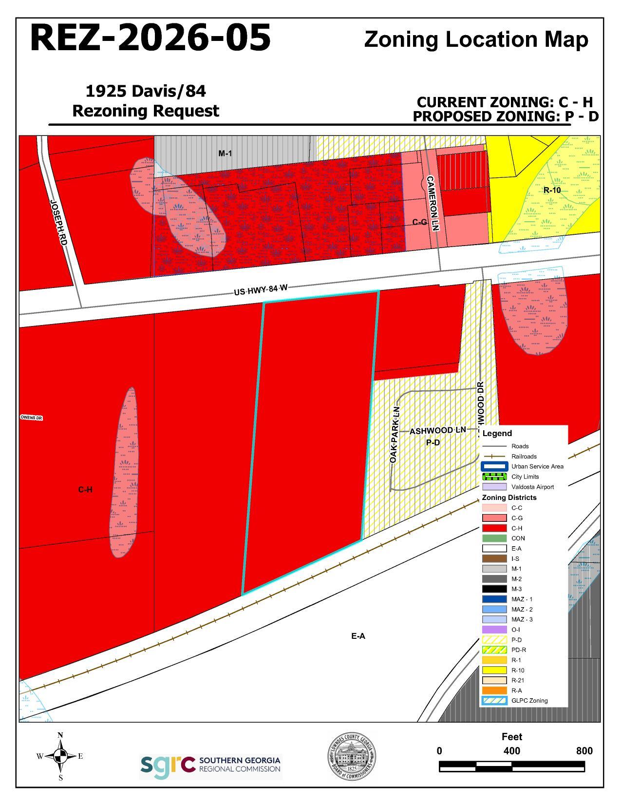 Zoning Location Map