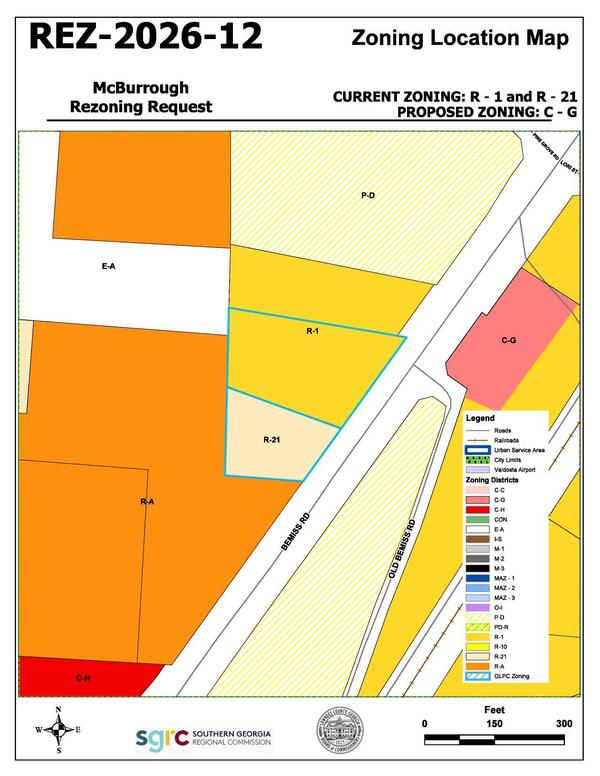 Zoning Location Map