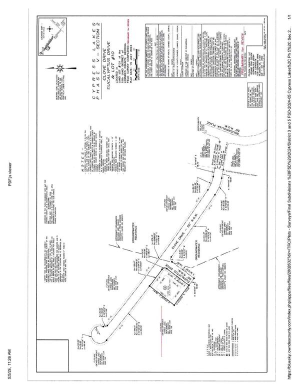 Survey: Cypress Lakes Phase V Section 2