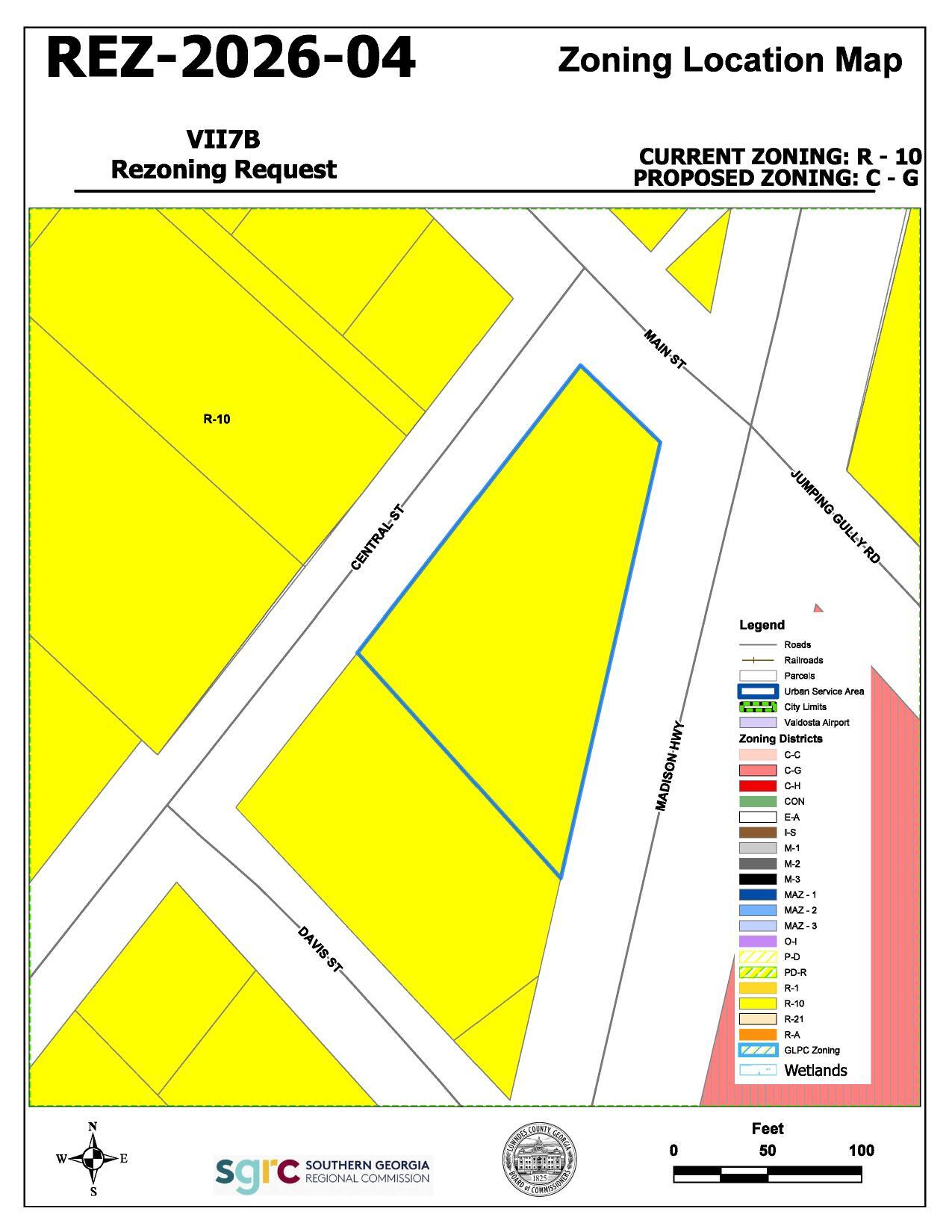 Zoning Location Map