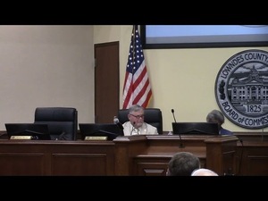 [8. Reports - County Manager - Chairman gave an update on burn ban]