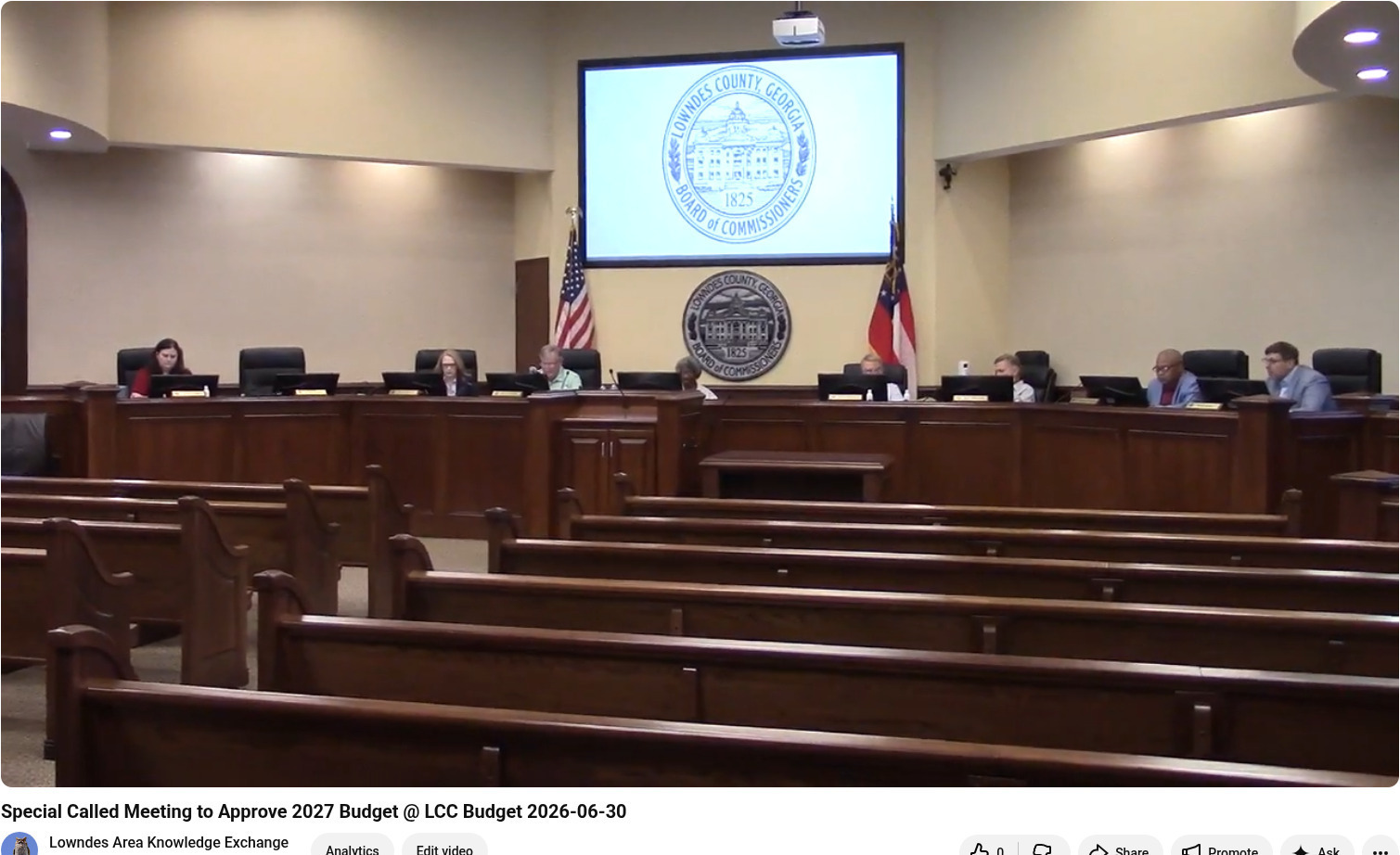 Lowndes County Commission 2026-06-30 --LAKE Video