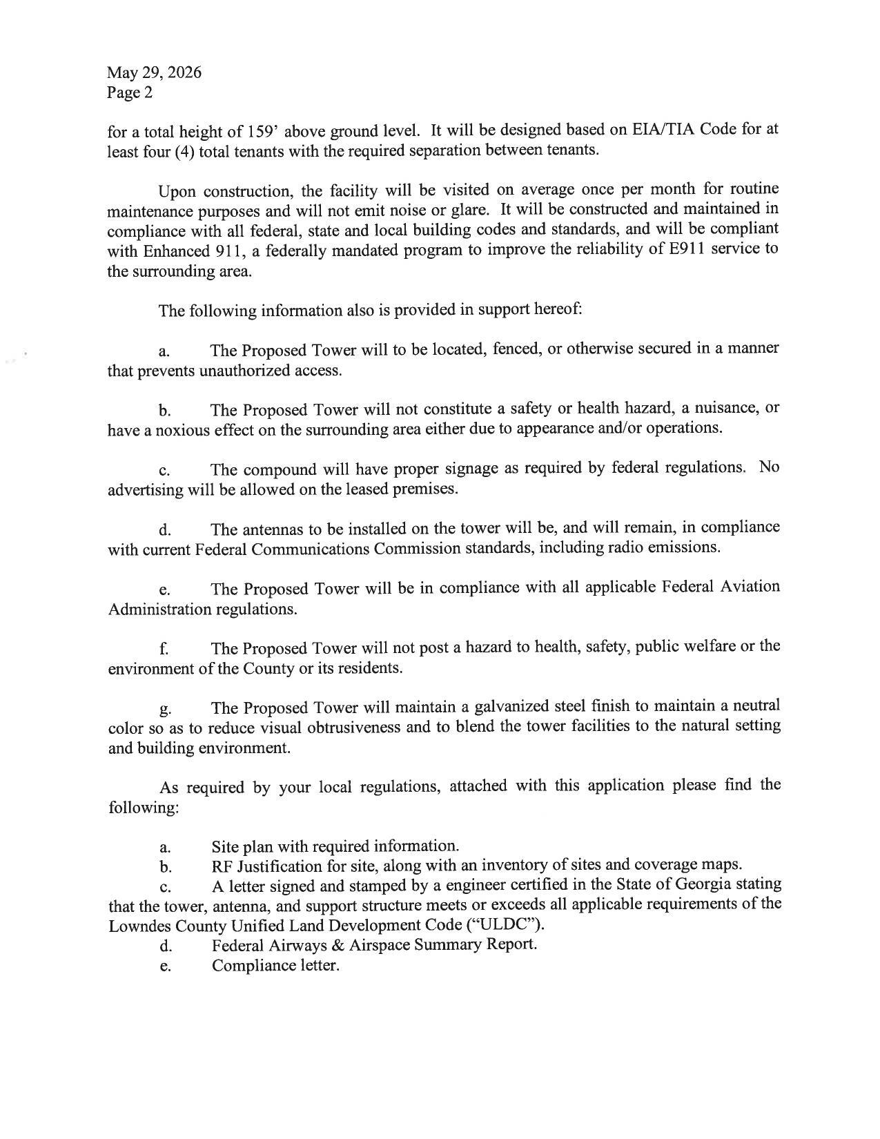 As required by your local regulations, attached with this application please find the following: