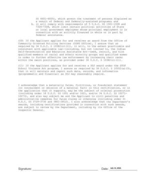 [School Violence Act program, I assure as required by 34 U.S.C. § 10552(a) (3),]