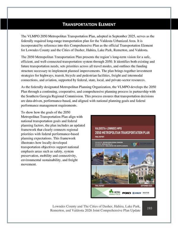 2050 METROPOLITAN TRANSPORTATION PLAN