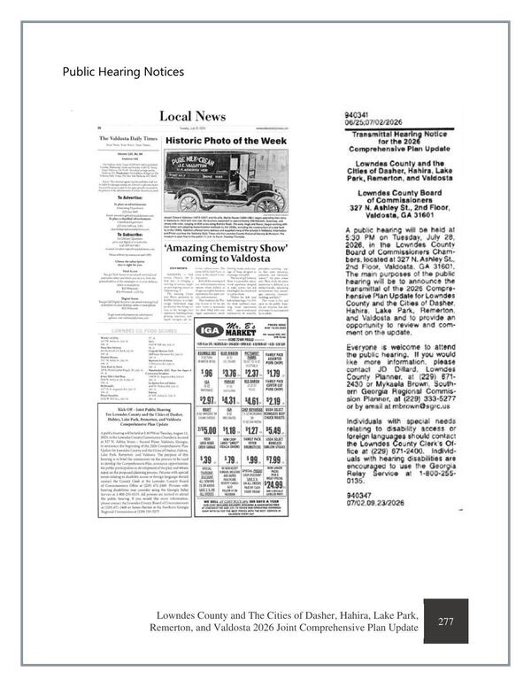 [Public Hearing Notices]