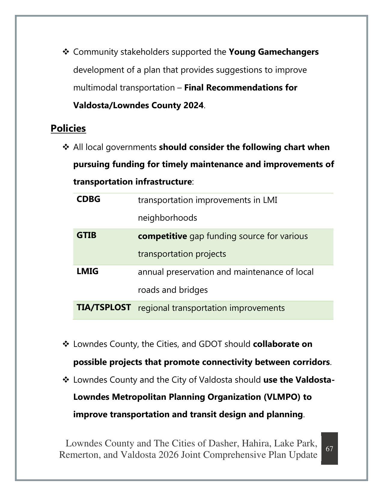 Policies