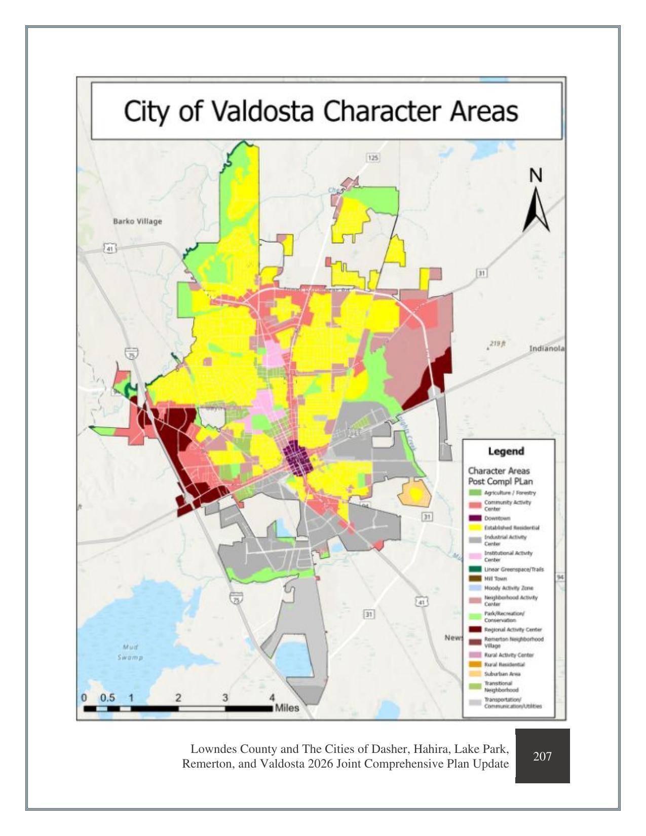 City of Valdosta Character Areas