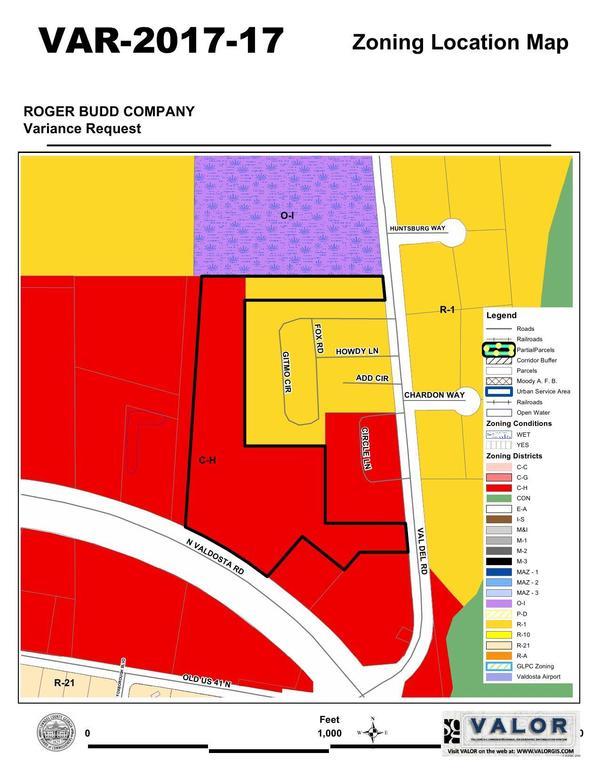 Zoning Location Map