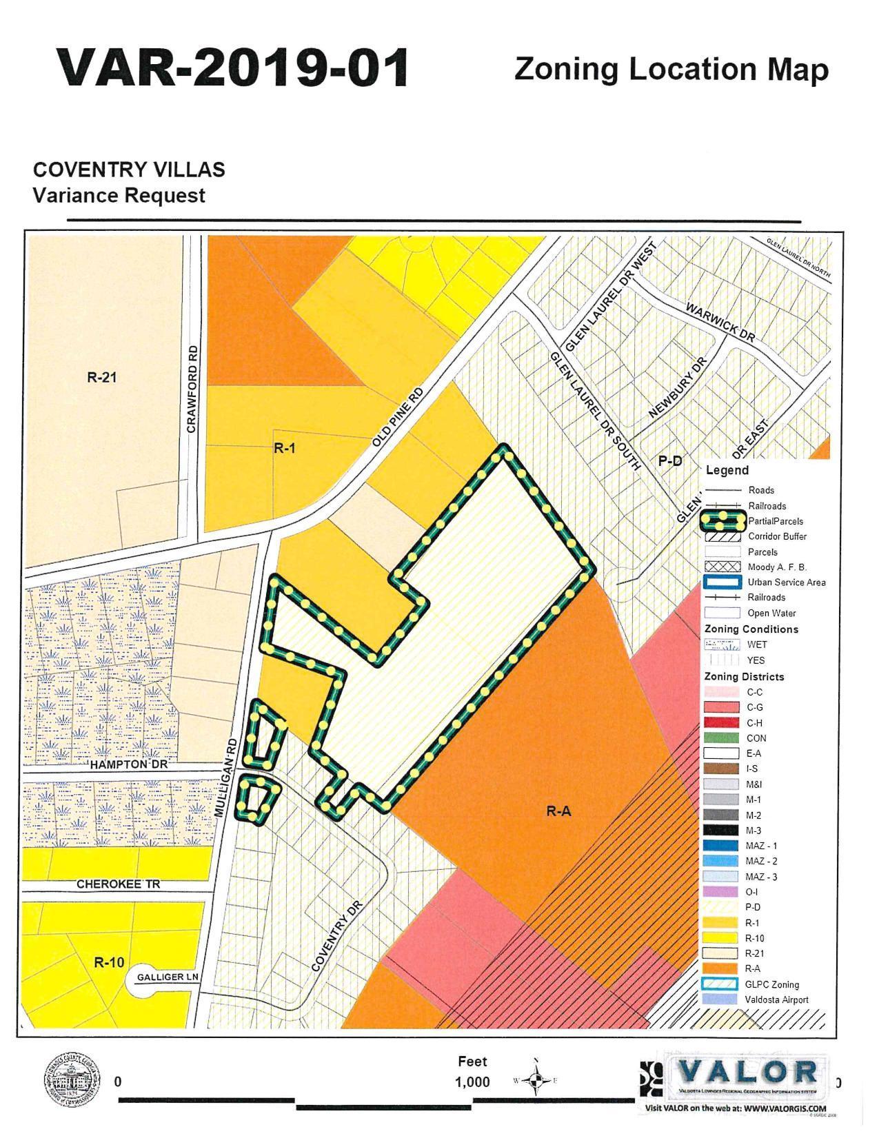 Zoning Location Map