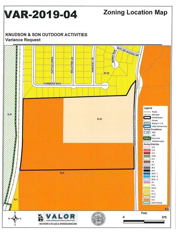 Zoning Location Map