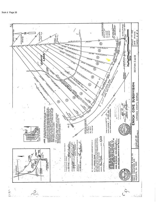 Enoch Cove Subdivision Map