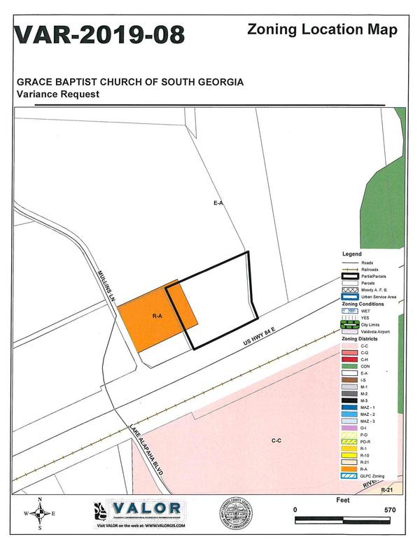 Zoning Location Map