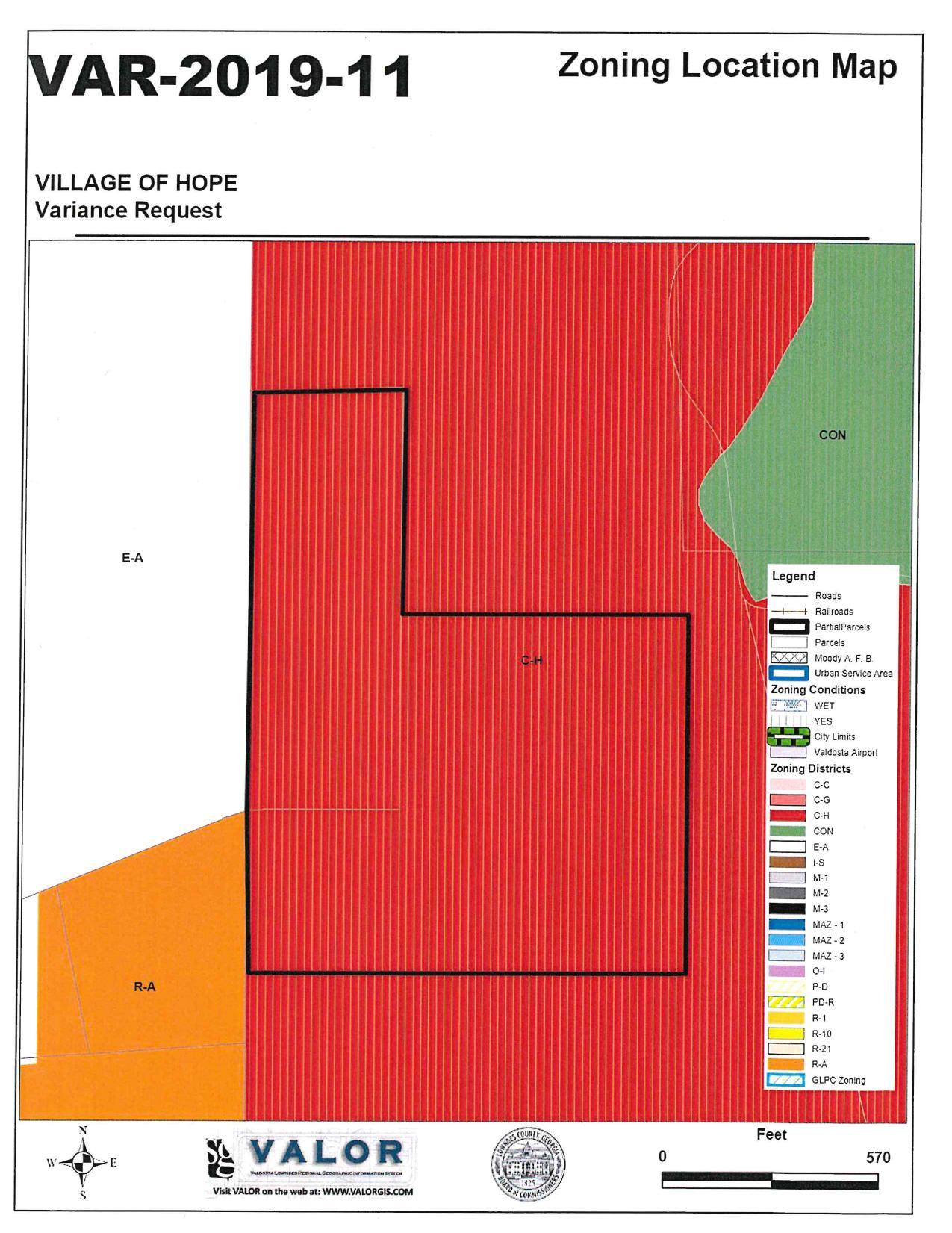 Zoning Location Map