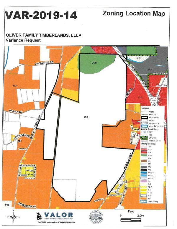 Zoning Location Map