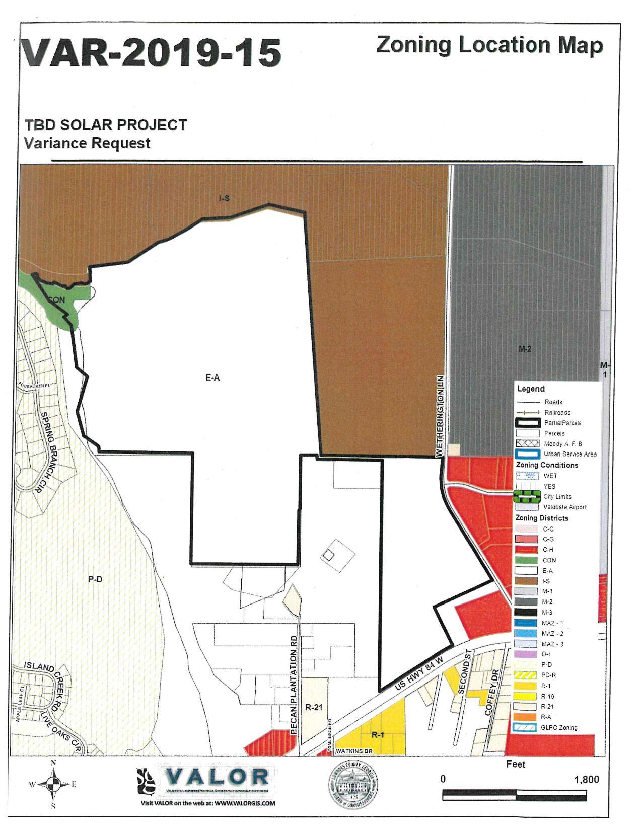 Zoning Location Map