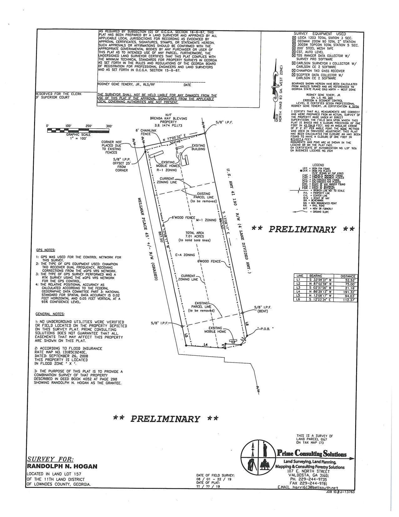 SURVEY Plat Map