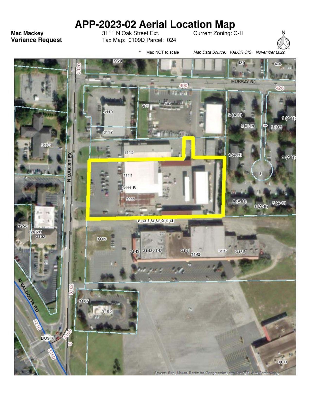 Aerial Location Map