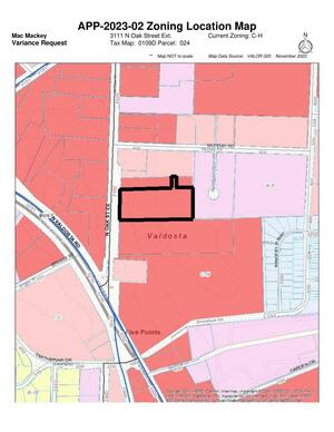 [Zoning Location Map]