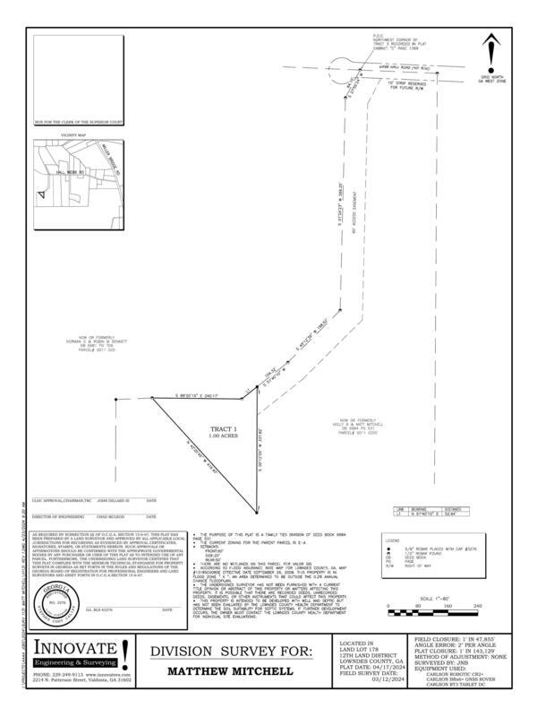 Division Survey for Matthew Mitchell