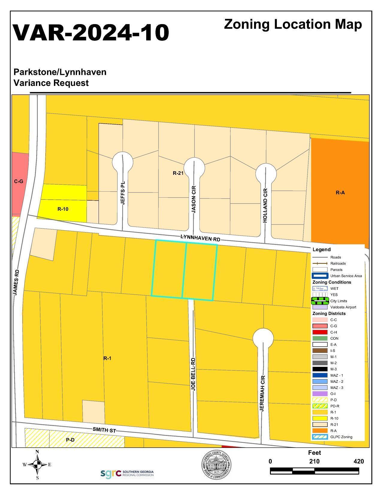 Zoning Location Map